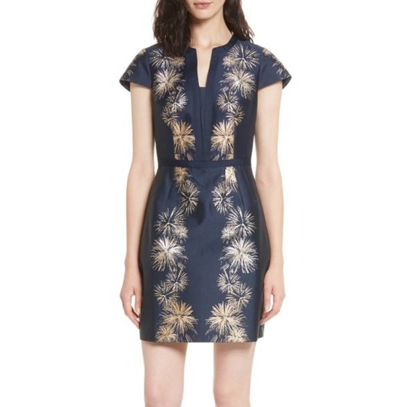 tzalla stardust jacquard dress